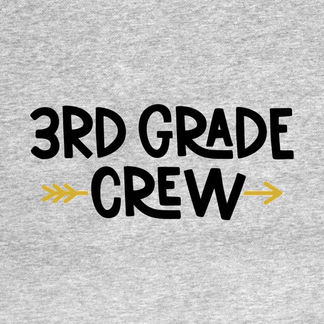Third Grade Crew Back to School Student Kids by ThreadSupreme
